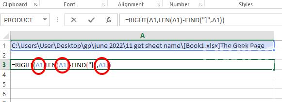 如何在 Excel 中获取当前工作表的名称