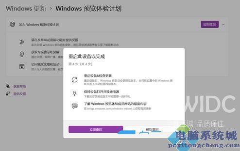 Win11,预览计划,加入预览计划,退出预览计划步骤