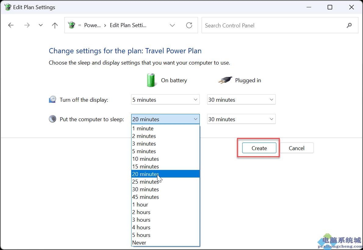 Win11如何创建自定义电源计划