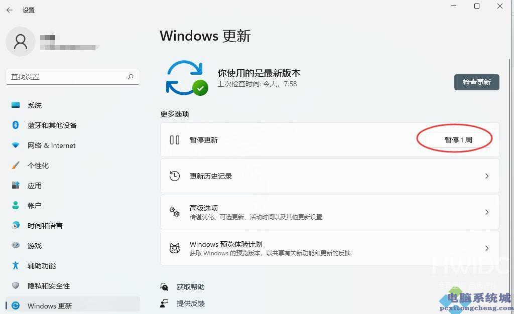 Windows11怎么停止更新