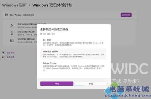 Win11,预览计划,加入预览计划,退出预览计划步骤