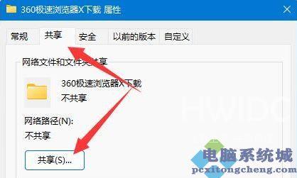 Win11如何设置高级共享权限？