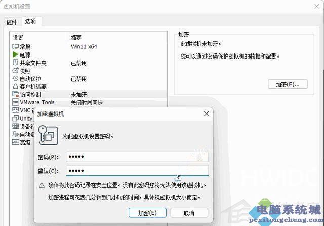 Win11运行vmware报错